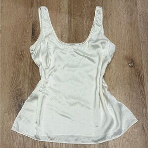 Banana Republic Ivory Silk Blouse